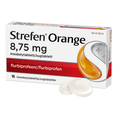 STREFEN ORANGE imeskelytabletti 8,75 mg 16 fol